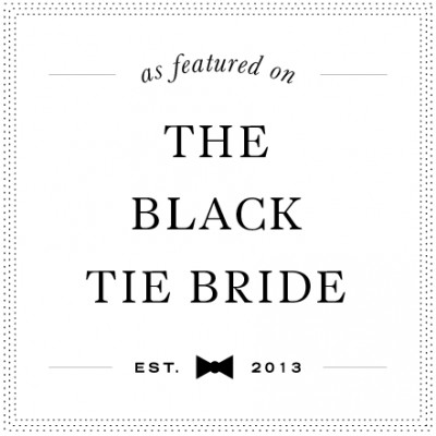 The Black Tie Bride